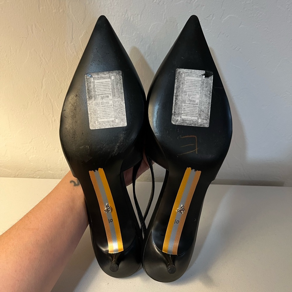Sam Edelman Farrah Kitten Heel Pointed Toe Slingback Pump Size 10 - Picture 11 of 11